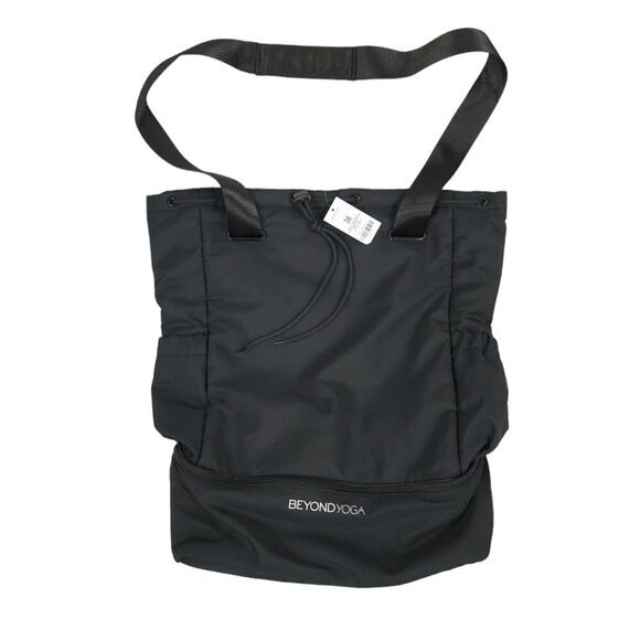 Beyond Yoga Backpack Gym Bag Convertible Tote Black main image 4